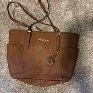 Michael Kors Brown Saffiano Leather Tote